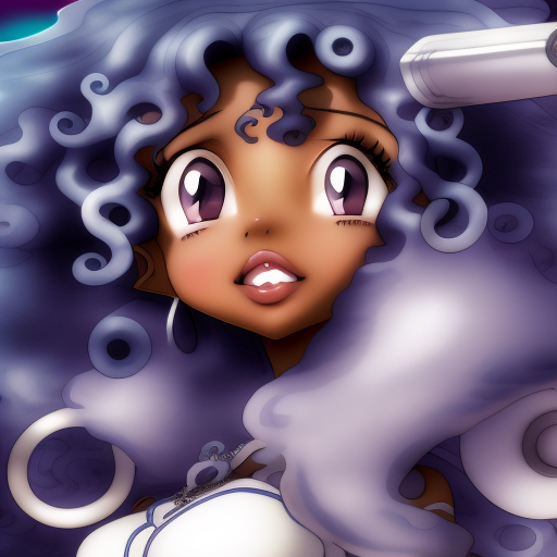 01363-4065656272-curly hair black anime waifu black-waifu musume fanart, a drawing of a dark-skinned anime waifu with natural curly 4c afro hair,.png